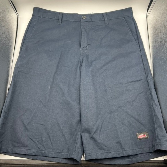 Dickies Menswear Shorts Blue Casual Workwear Utility Size 34 with 12" Inseam - Picture 1 of 6